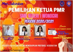 PEMILIHAN KETUA PMR RAJAMADYASA SMP NEGERI 1 WONOGIRI PERIODE 2020/2021