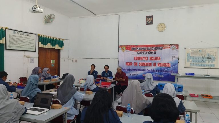 MGMP IPA SR 01 Wonogiri Gelar Berbagi Praktik Baik Penggunaan Alat Laboratorium,Tingkatkan Kompetensi Guru