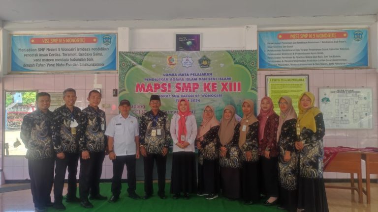 SUKSES DIGELAR LOMBA MAPSI SMP KE XIII TINGKAT SUB RAYON 01 WONOGIRI