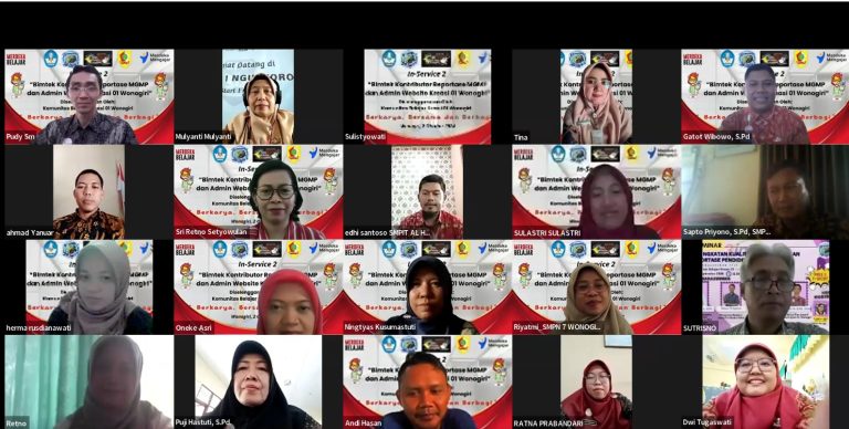 Hebat! 25 Kontributor Reportase MGMP Lakukan Diseminasi dan Perkuat Tim Kreatif Subrayon 01 Wonogiri