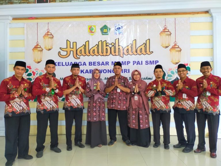 Halal bi Halal Keluarga Besar MGMP PAI SMP Kab. Wonogiri , “Merajut Kebersamaan, Mempererat Silahturahmi”